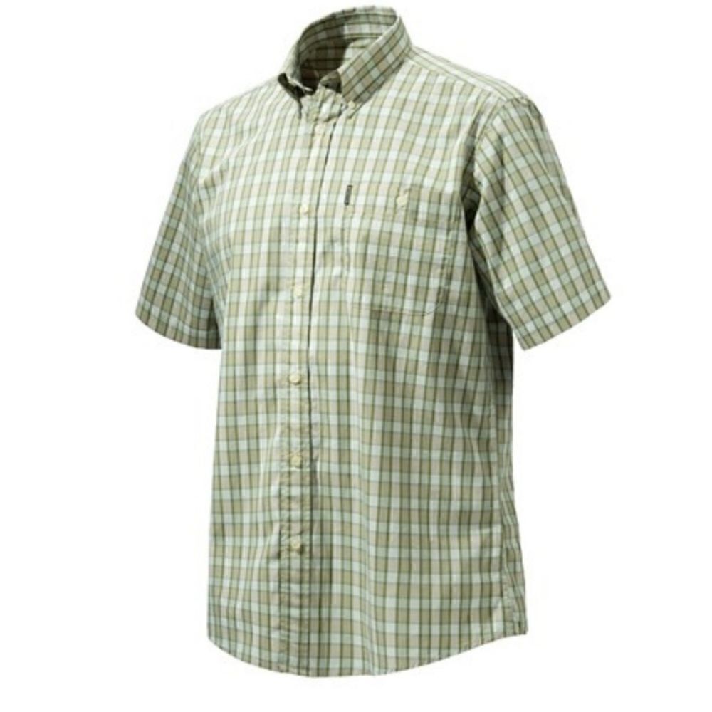 Beretta Drip Dry Shirt Short Sleeve Button Down Me